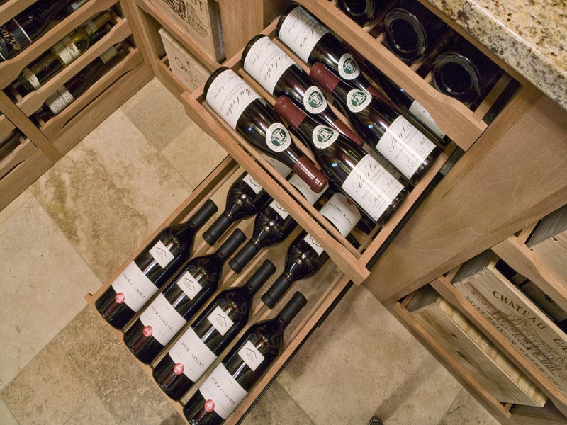 Cajones para botellas de vino