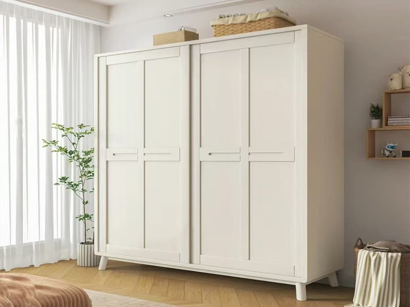 shaker style white wardrobes