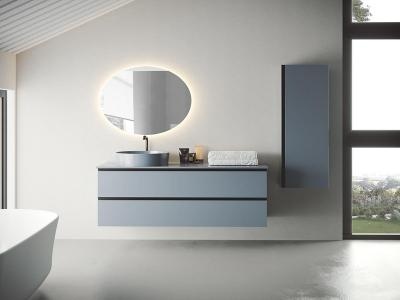 Stylish Light Grey Bathroom Cabinet