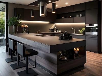 Wholesale Matte Modern Kitchen Cabinet