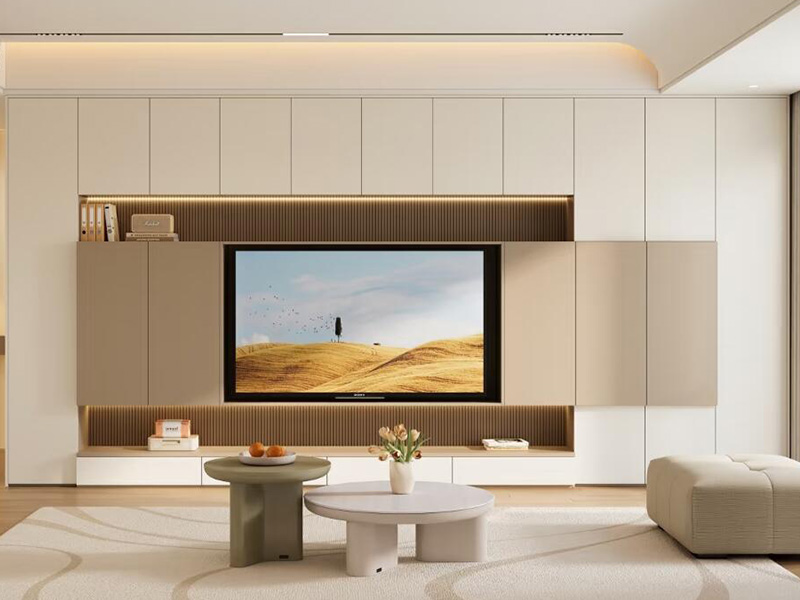 ¿Por qué elegir un diseño de gabinete de madera moderno para la sala de estar?