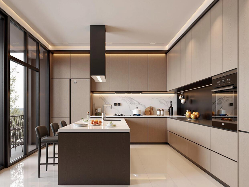 ¿Cómo comparar los materiales y acabados de los gabinetes de cocina?